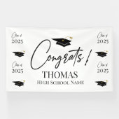 Step and repeat Graduation Backdrop banner (Horizontal)