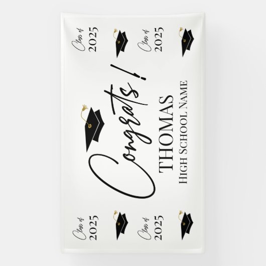 Step and repeat Graduation Backdrop banner (Vertikal)