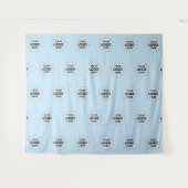 Step And Repeat Medienwand | Individuelle Logo-Rüc Wandteppich (Vorderseite (Horizontal))