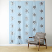 Step And Repeat Medienwand | Individuelle Logo-Rüc Wandteppich (Beispiel)