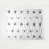 Step And Repeat Medienwand | Individuelle Logo Rüc Wandteppich (Vorderseite (Horizontal))