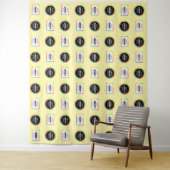 Step-and-Repeat-Medienwand - Sponsor-Logo-Hintergr Wandteppich (Beispiel)