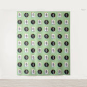 Step-and-Repeat-Medienwand - Sponsor-Logo-Hintergr Wandteppich (Vorderseite)