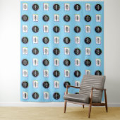 Step-and-Repeat-Medienwand - Sponsor-Logo-Hintergr Wandteppich (Beispiel)