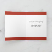 Step Away from the Cookies Feiertagskarte (Innenseite)