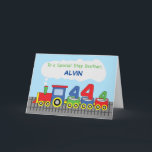 Step Brother 4th Birthday Farbenzug auf Track Karte<br><div class="desc">Er wird bald vier,  dein Schrittbruder ist es. Es wäre also eine gute Idee,  wenn Sie schon jetzt eine Kopie dieser Karte bestellen,  damit Sie den Ansturm vermeiden und ihm diese geben können,  sobald die Feier beginnt.</div>