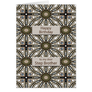 Step Brother Birthday Abstrakt Mandala Design