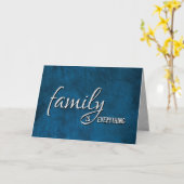 Step Brother Birthday Blue Leather Karte (Gelbe Blume)