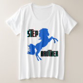 Step Brother Horching Große Größe T-Shirt (Design vorne)