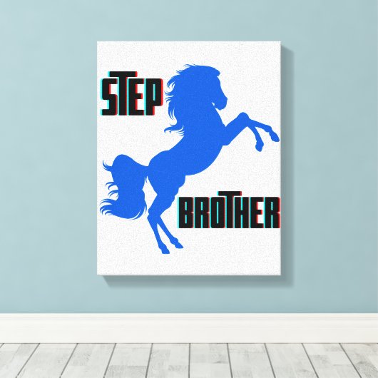 Step Brother Horching Leinwanddruck (Insitu (Holzboden))