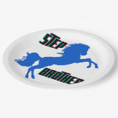 Step Brother Horching Pappteller (Schrägansicht)