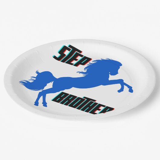 Step Brother Horching Pappteller (Schrägansicht)