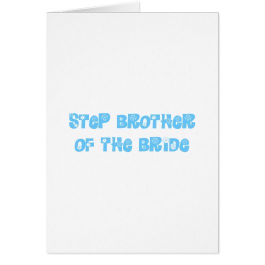 Step Brother of the Bride (Vorne)