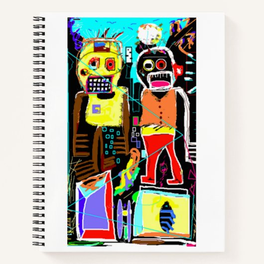 Step Brothers Abstrakt Notebook Notizblock (Vorderseite)