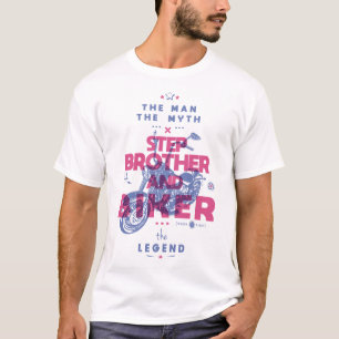 Step Bruder und biker der Mann der Mythos der Lege T-Shirt