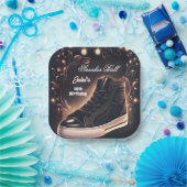 Step Chic Shoe Girl Sweet 16 Sneaker Ball Geburtst Pappteller (Party)
