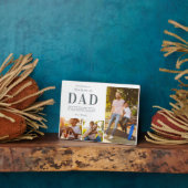 Step Dad Photo Collage Keepsake Gift Fotoplatte (Seite)