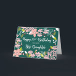Step Daughter 23. Geburtstag Grüne Blume Karte<br><div class="desc">Das ist die perfekte Karte für Ihre süße und besondere Step-Tochter. Erleben Sie einen besonderen 23. Geburtstagsgruß und gute Wünsche für sie damit.</div>