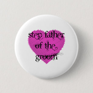 Step Father of the Groom Button