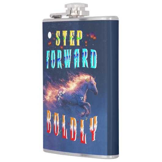 Step Forward Boldly Flachmann (Links)