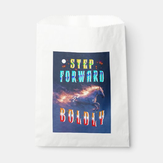 Step Forward Boldly Geschenktütchen (Vorderseite)
