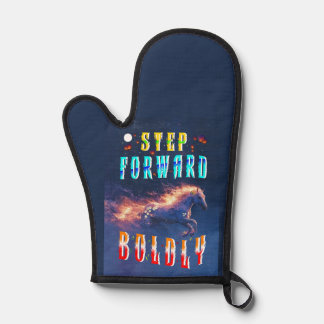 Step Forward Boldly Ofenhandschuh