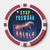 Step Forward Boldly Pokerchips (Vorderseite)