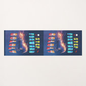 Step Forward Boldly Yogamatte (Rückseite (Horizontal))