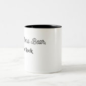 Step-Mama-Bär, du Rock Zweifarbige Tasse (Mittel)