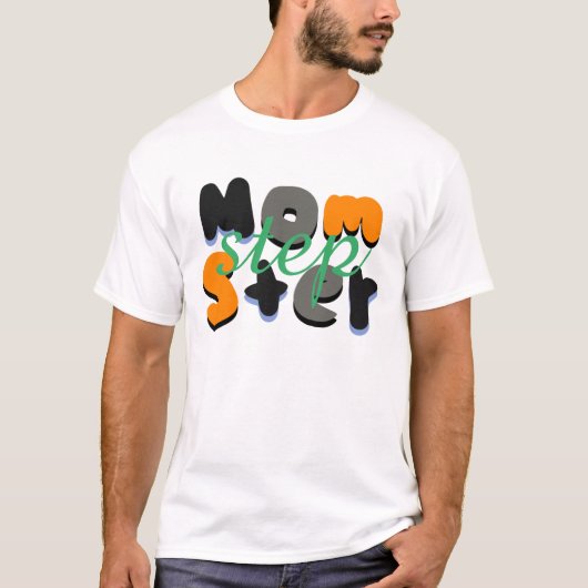 Step Mama Momster Groovy Bubble Letting T-Shirt (Vorderseite)