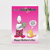 Step Mama Mütter Tageskarte Karte (Vorderseite)