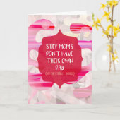 Step-Mamas haben keinen eigenen Tag Karte (Gelbe Blume)