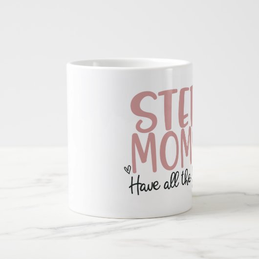 Step-Mamas - Jumbo-Tasse als Geschenk (Vorderseite)