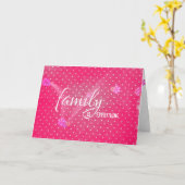 step mom polka dot birthday karte (Gelbe Blume)