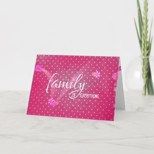 step mom polka dot birthday karte (Vorderseite)