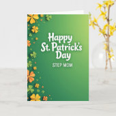 Step Mom St Patricks Day Card Karte (Gelbe Blume)