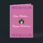 Step-Mother... Alles Gute zum Geburtstag! Karte<br><div class="desc">Step-Mother-Witch-Birthday-lustig oder beleidigend?</div>