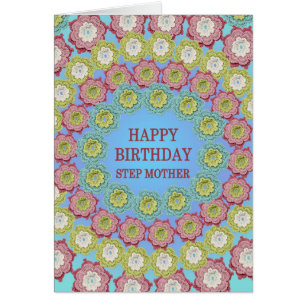 Step Mother Birthday Crochet Blume