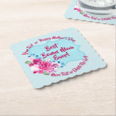 Step Mthers Day Bonus Mama Ändern Text gerundet Untersetzer (angewinkelt)