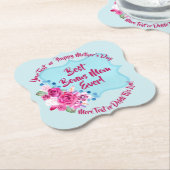 Step Mthers Day Bonus Mama Ändern Text Untersetzer (angewinkelt)