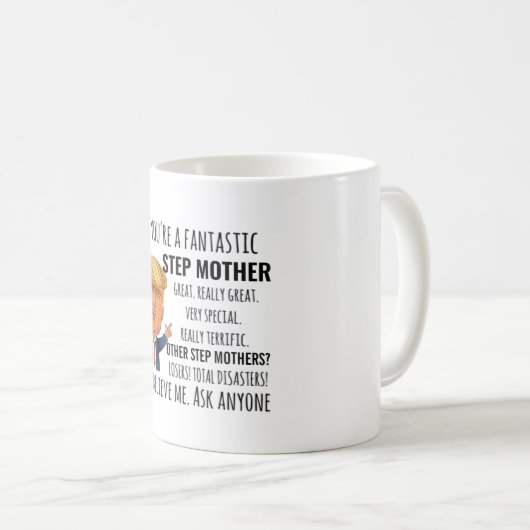 Step Mutter Bestes Geschenk Kaffeetasse (VorderseiteRechts)