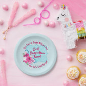 Step Mütter Day Bonus Mama Text 7" Pappteller (Party)