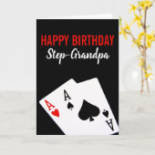 Step-Opa Poker Geburtstagskarte Karte (Gelbe Blume)