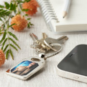 Step Out metal keychain Schlüsselanhänger (Seite)