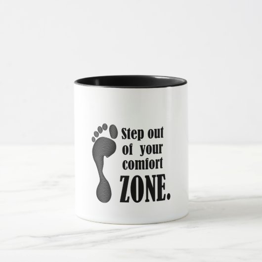 step out of your comfort zone  tasse (Zentrum)