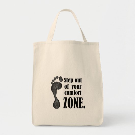 step out of your comfort zone  tragetasche (Vorne)