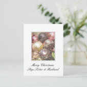 Step Schwester & Husband Frohe Weihnachtskarte Feiertagspostkarte (Stehend Vorderseite)