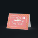 Step Sister 18. Geburtstag mit Crown and Gold Look Karte<br><div class="desc">Jetzt offiziell ein Erwachsener,  Sie Schritt Schwester verdient einen Gruß und Wünsche würdig einer Königin. Diese Karte macht genau das mit der Geburtstagskrone auf der Vorderseite,  umgeben von glitzernden Punkten. Schicken Sie diese Karte jetzt,  um sie zu einem glücklichen 18. Geburtstag zu begrüßen.</div>