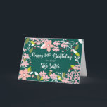 Step Sister 34. Geburtstag Grüne Blume Karte<br><div class="desc">Nehmen Sie an der Feier zum 34. Geburtstag Ihrer kleinen Schwester teil. Jetzt sollten Sie bereit sein,  ihr diese Karte zu geben,  um Ihre Grüße auszudrücken und einen guten Wunsch für sie an ihrem besonderen Tag zu teilen.</div>