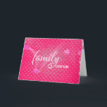 step sister polka dot birthday karte<br><div class="desc">Birthday for step sister on bright pink and white polka dot background</div>